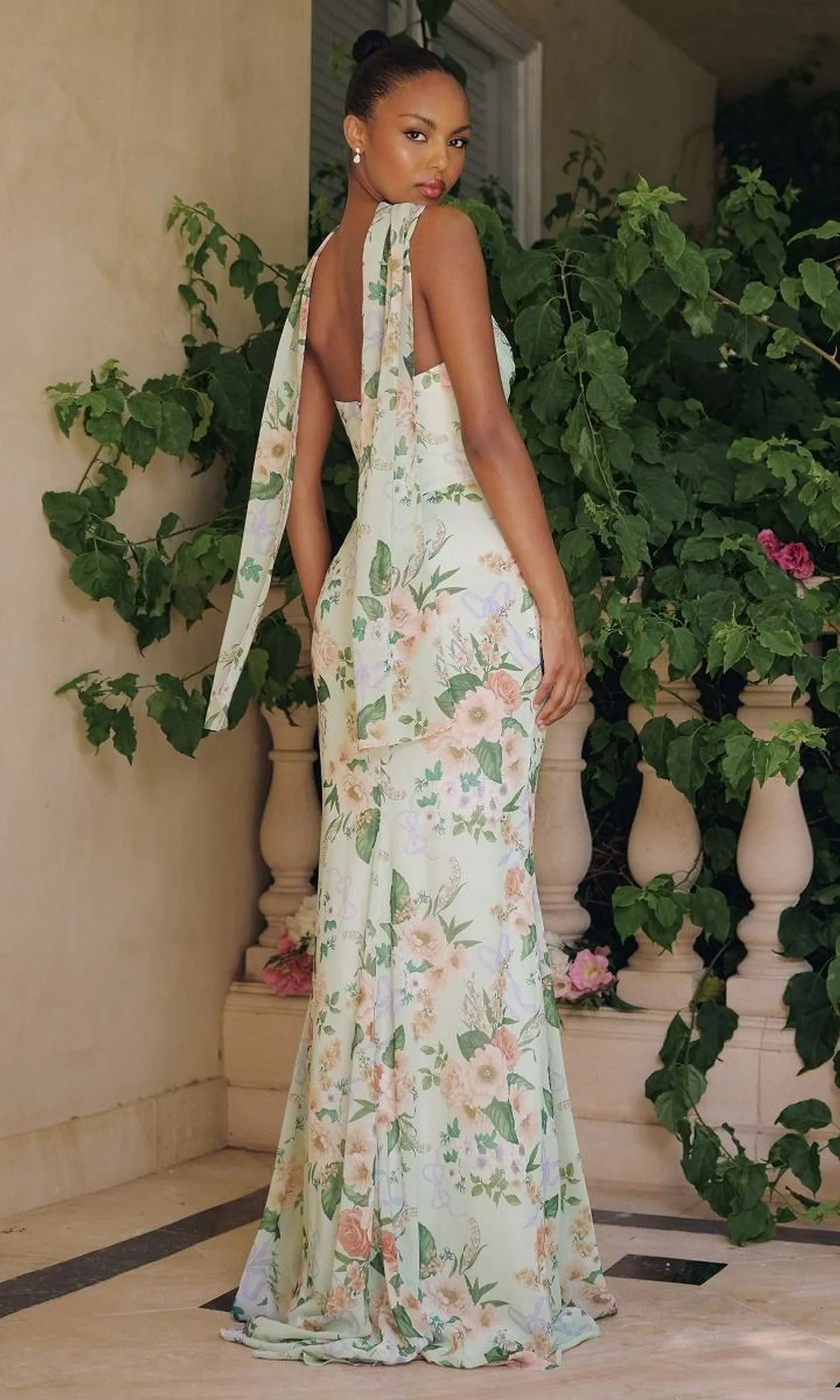 Strapless Print Mermaid Prom Gown: Amoris T718 sold by PromGirl product image thumbnail 2