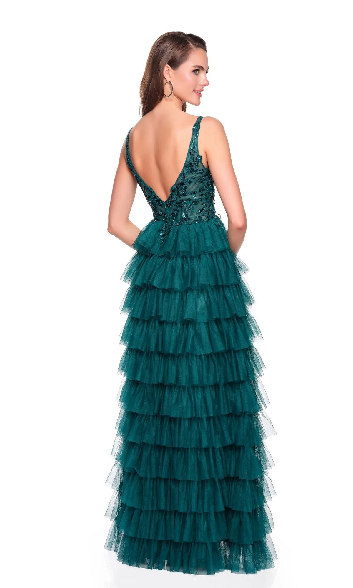 Long Prom Dress: Dave and Johnny 12635 sold by PromGirl product image thumbnail 2