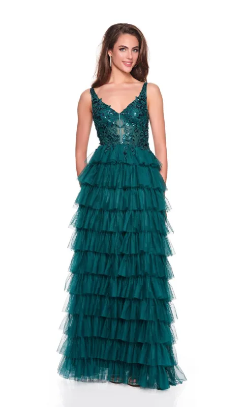 Long Prom Dress: Dave and Johnny 12635 sold by PromGirl