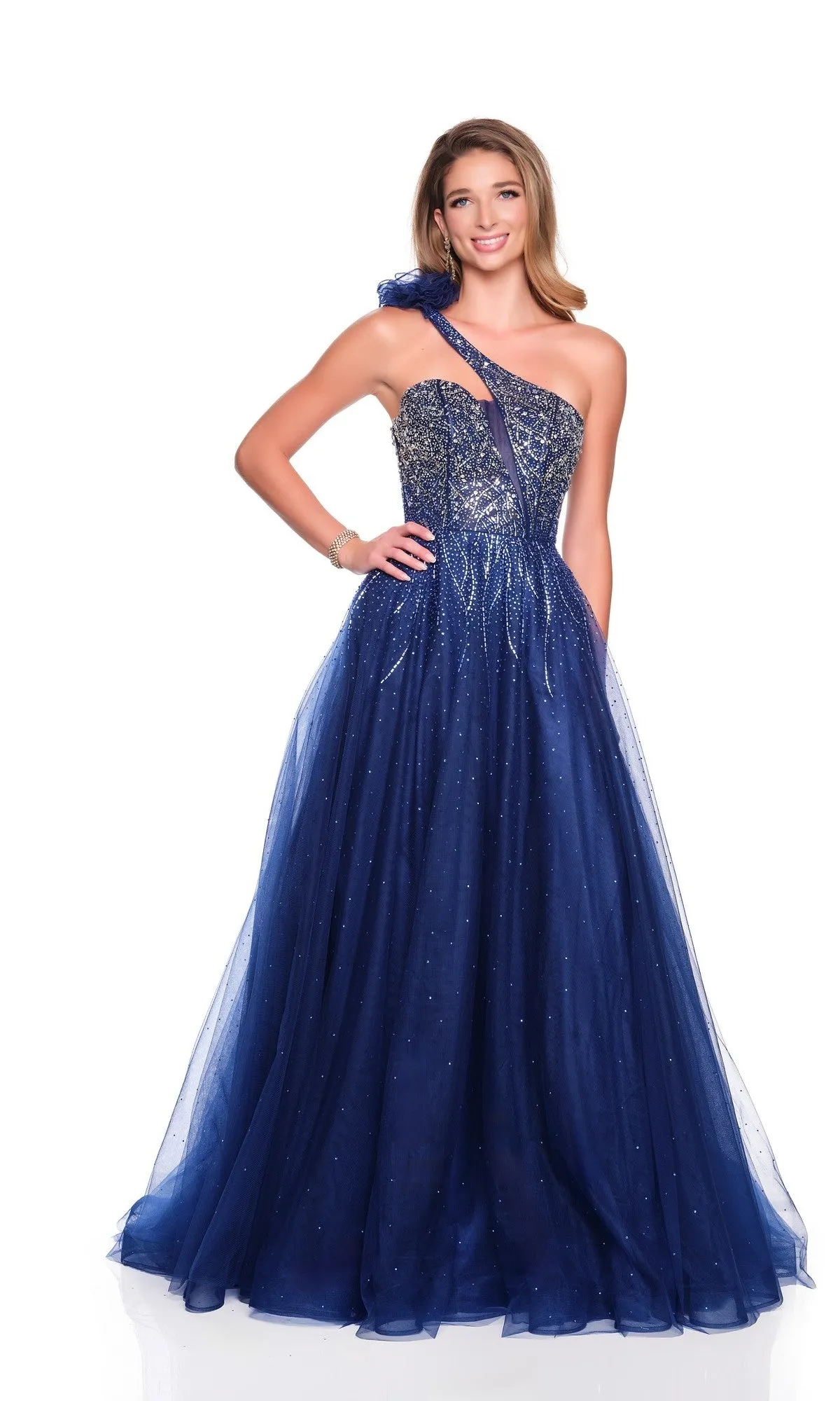 Long Prom Dress: Dave and Johnny 12634 sold by PromGirl