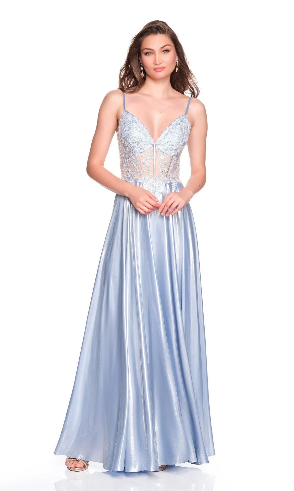 Long Prom Dress: Dave and Johnny 12631 sold by PromGirl