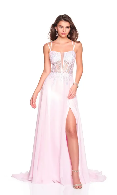 Long Prom Dress: Dave and Johnny 12630 sold by PromGirl