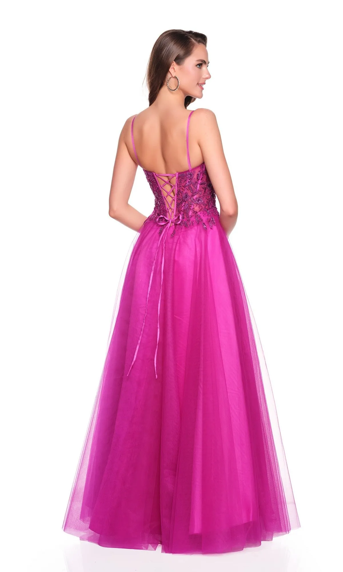 Long Prom Dress: Dave and Johnny 12582 sold by PromGirl product image thumbnail 2