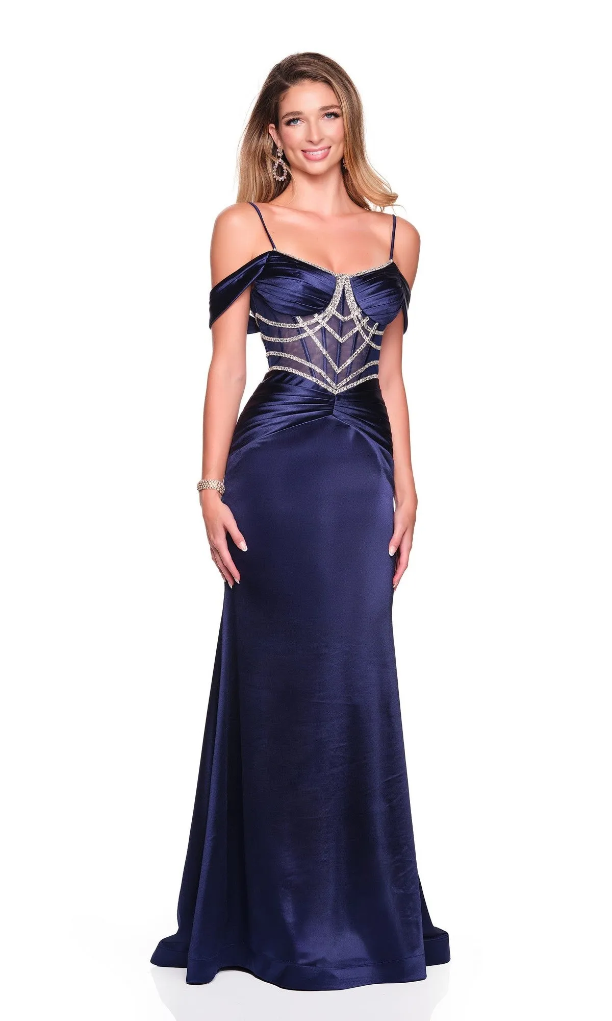 Long Prom Dress: Dave and Johnny 12576 sold by PromGirl