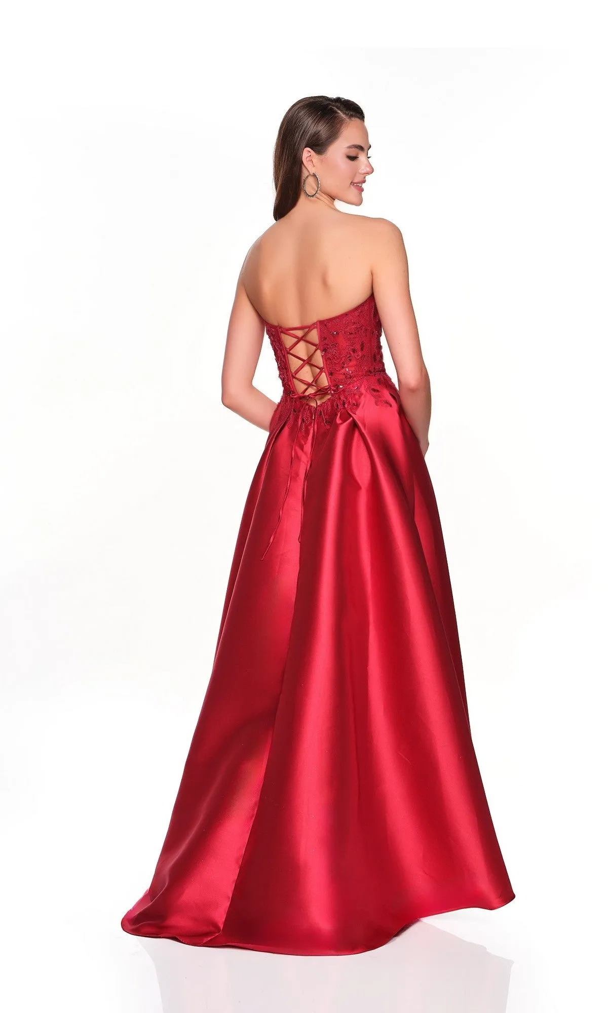 Long Prom Dress: Dave and Johnny 12575 sold by PromGirl product image thumbnail 2