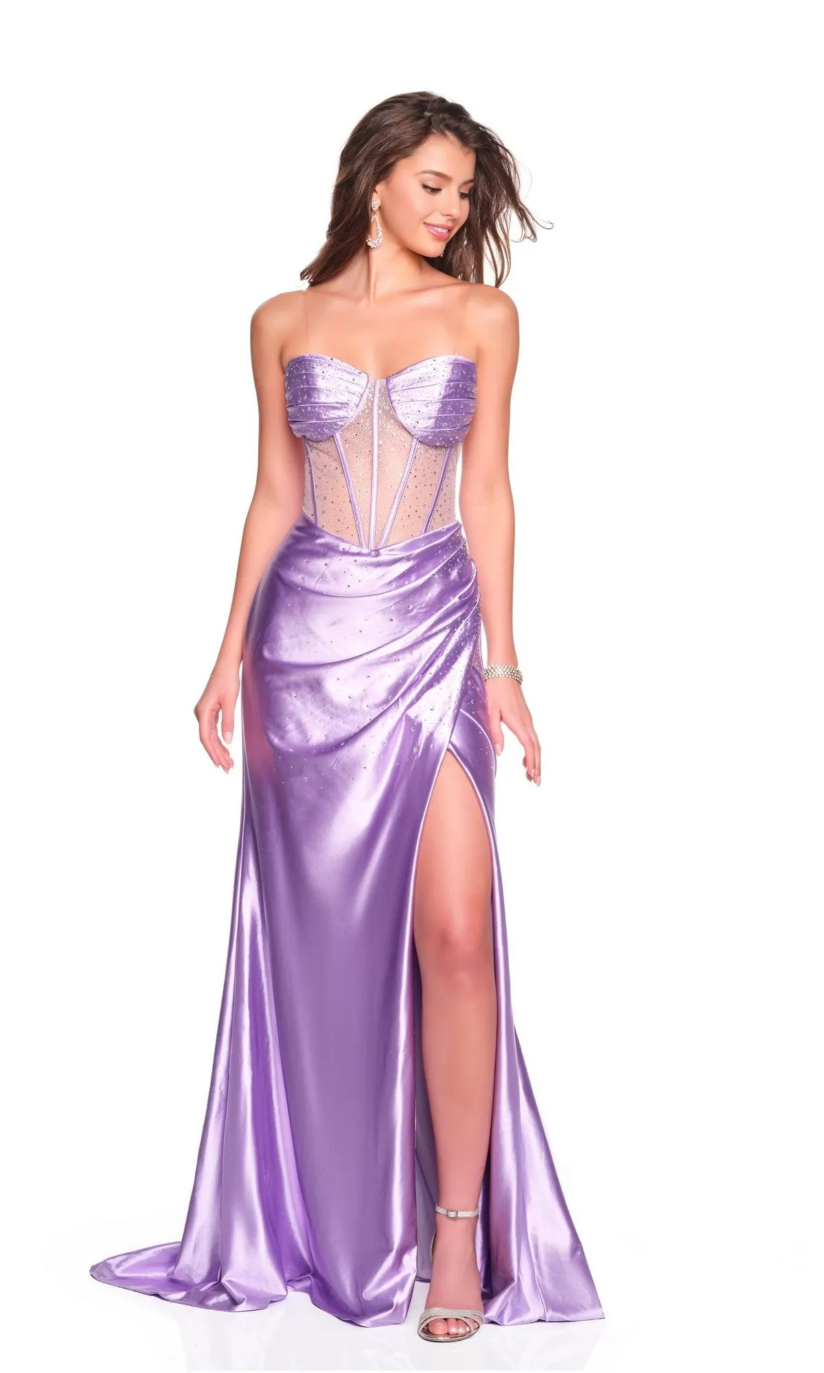 Long Prom Dress: Dave and Johnny 12477 sold by PromGirl