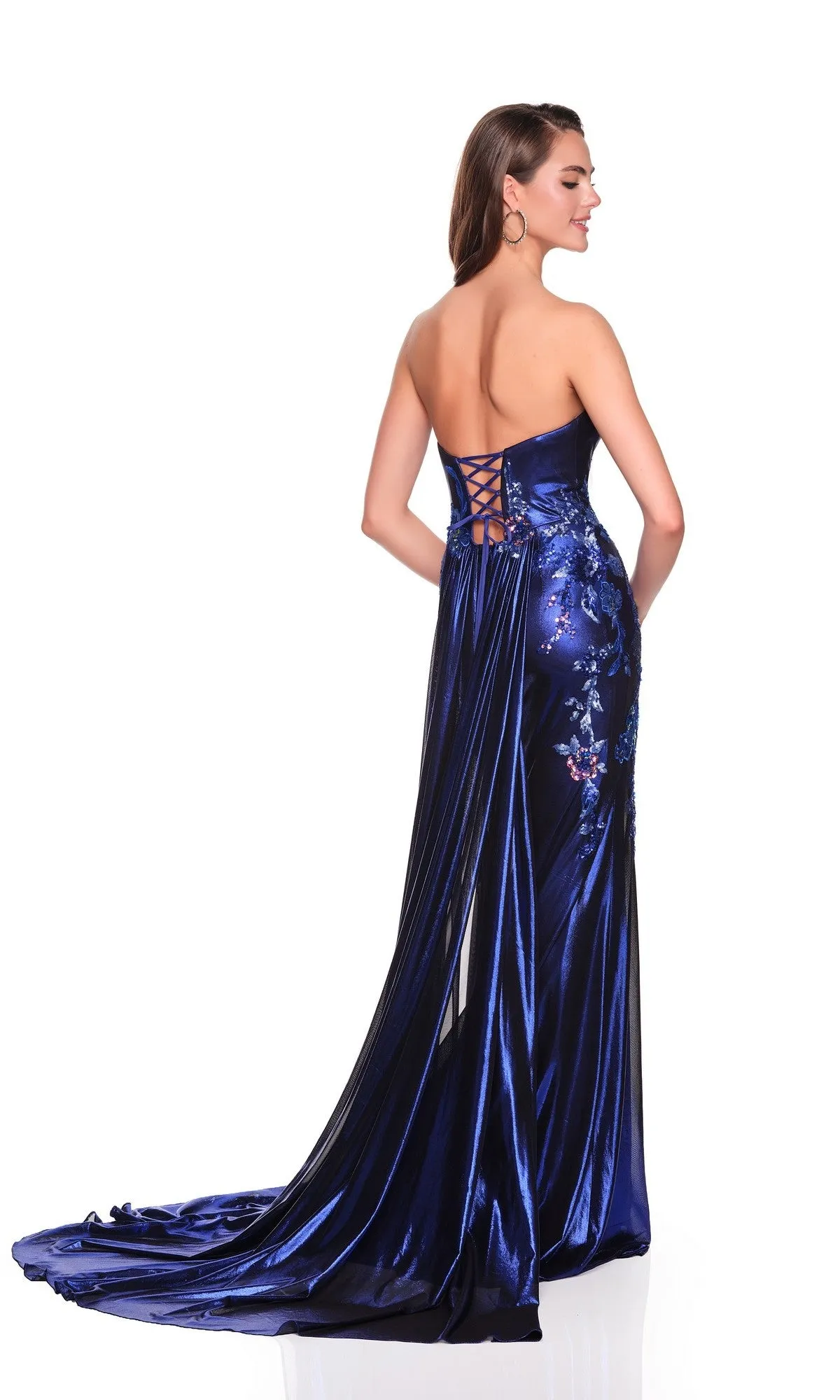 Long Prom Dress: Dave and Johnny 12568 sold by PromGirl product image thumbnail 2