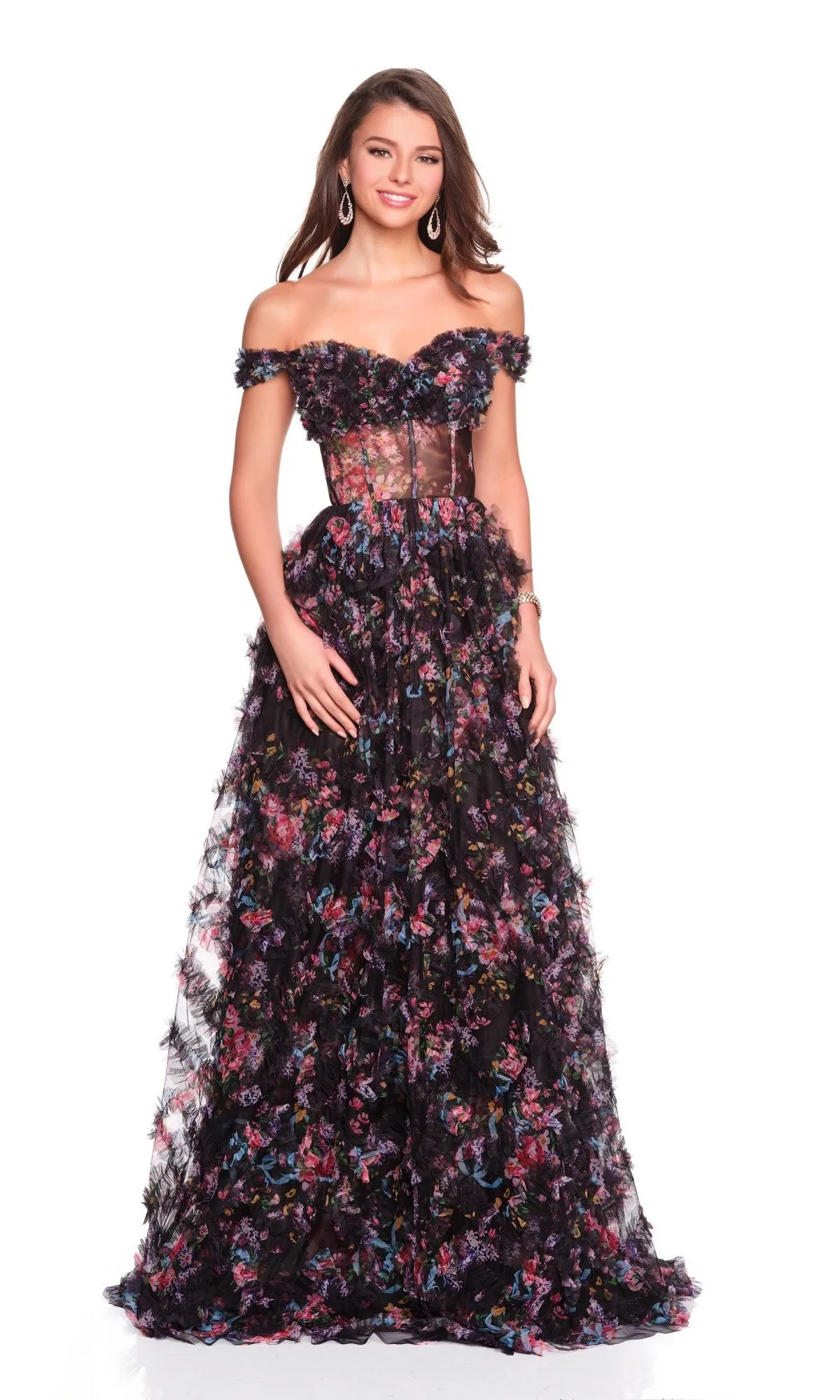 Long Prom Dress: Dave and Johnny 12508 sold by PromGirl