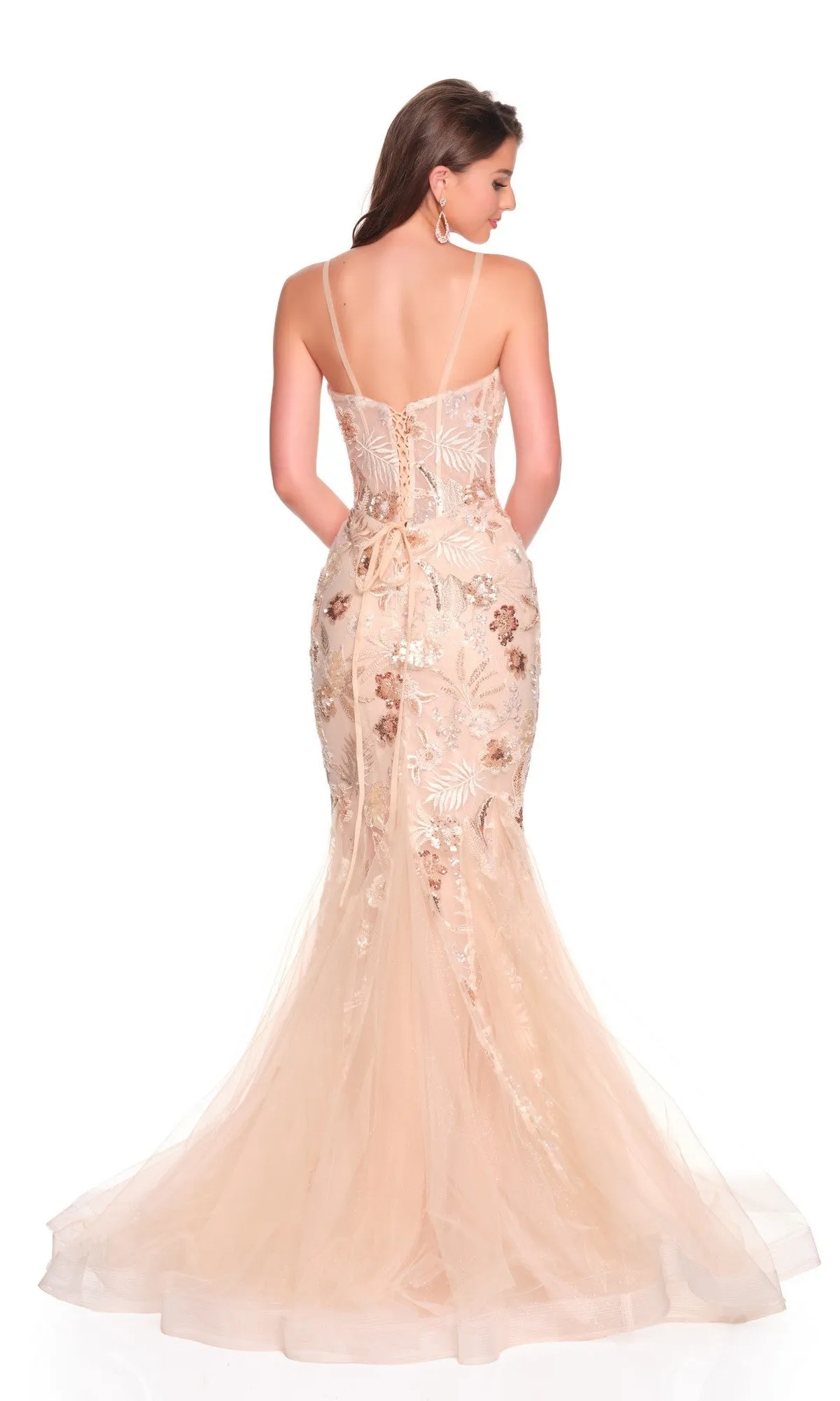 Long Prom Dress: Dave and Johnny 12469 sold by PromGirl product image thumbnail 2