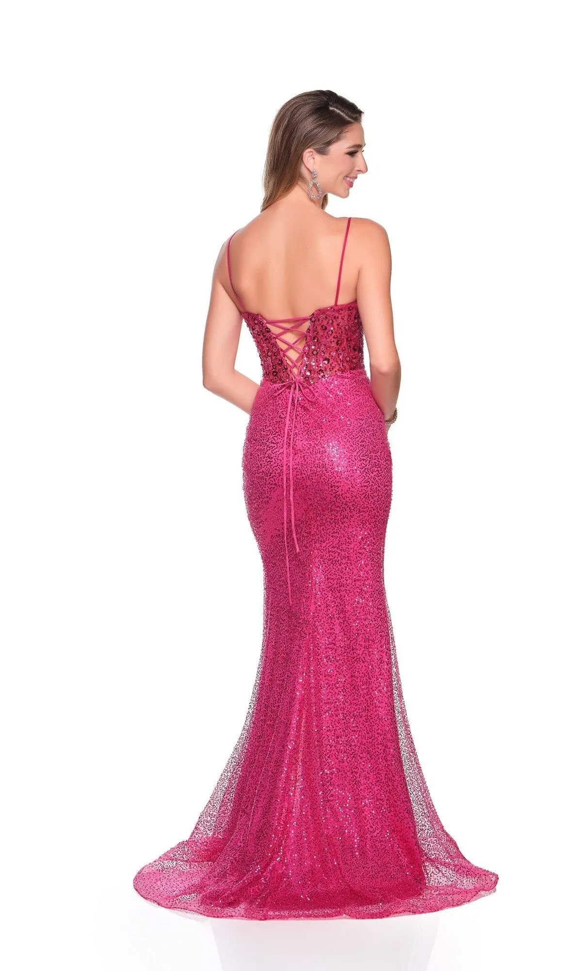 Long Prom Dress: Dave and Johnny 12450 sold by PromGirl product image thumbnail 2