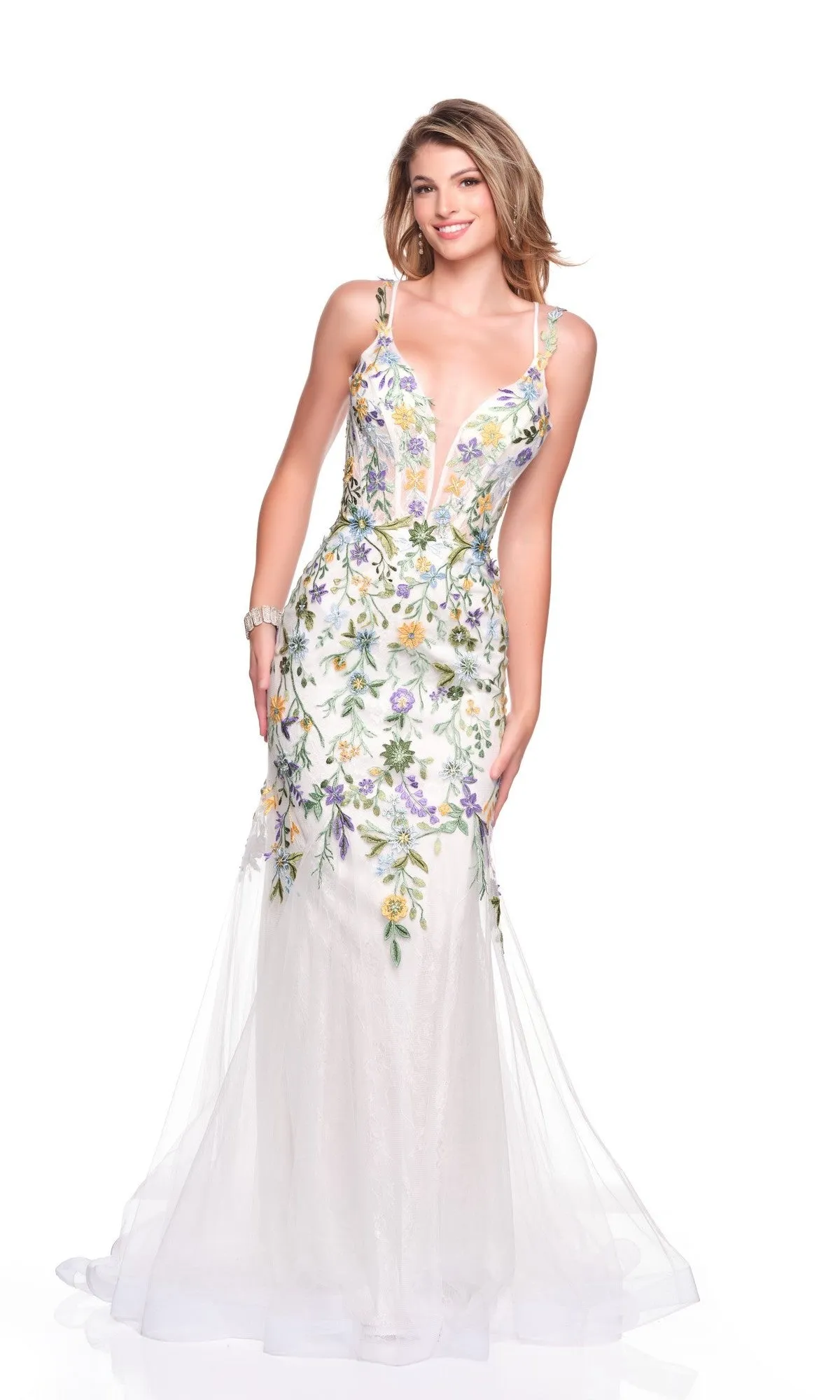 Long Prom Dress: Dave and Johnny 12447 sold by PromGirl