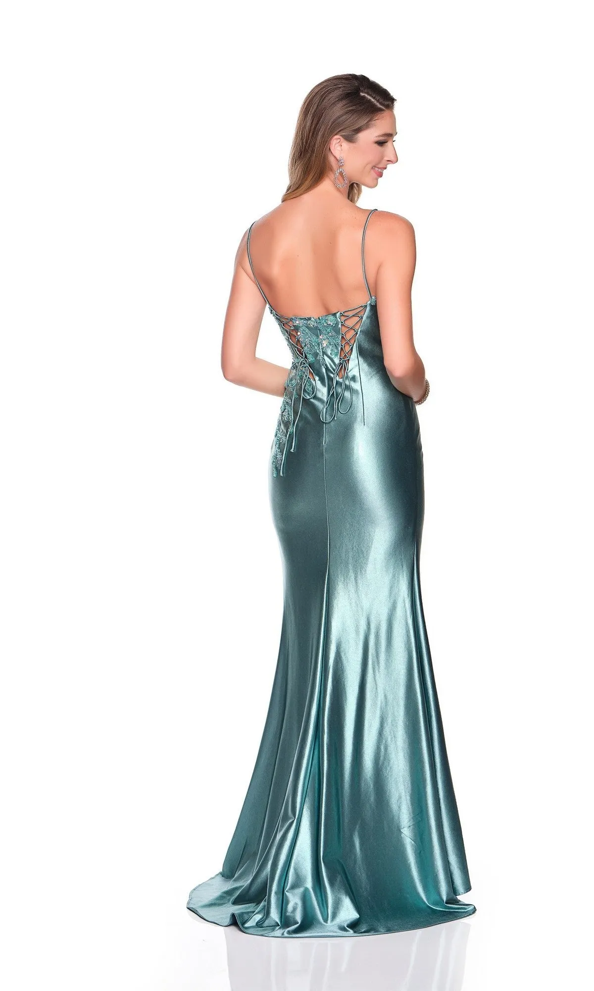 Long Prom Dress: Dave and Johnny 12428 sold by PromGirl product image thumbnail 2
