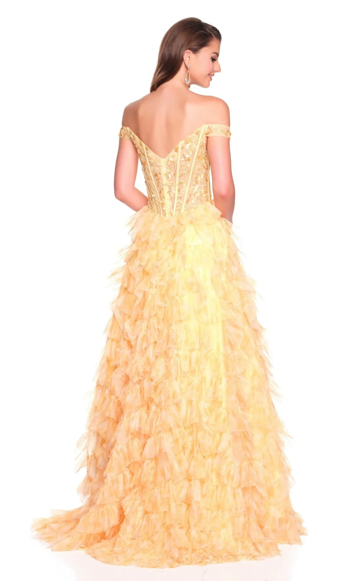 Long Prom Dress: Dave and Johnny 12767 sold by PromGirl product image thumbnail 2