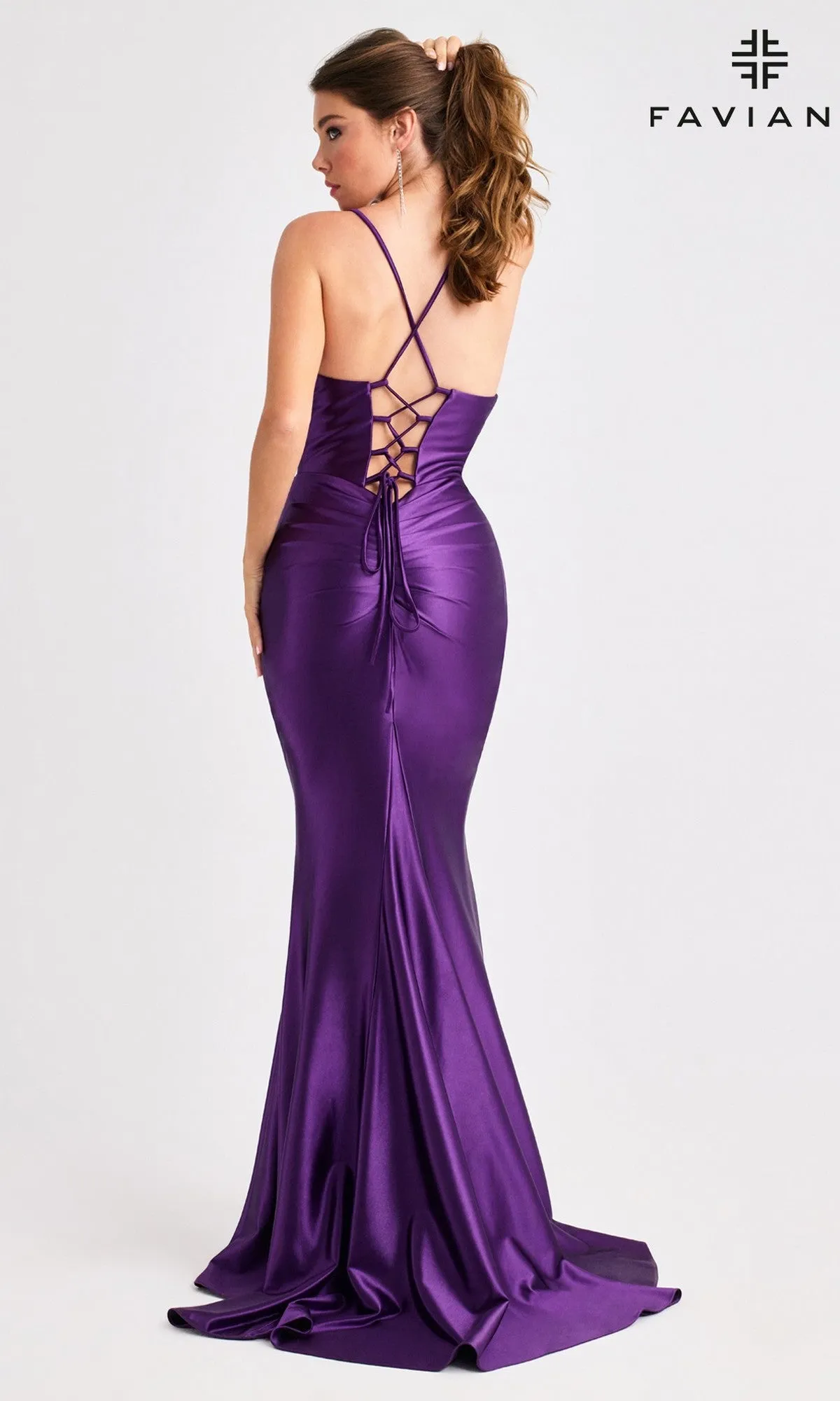 Long Prom Dress: Faviana E11423 sold by PromGirl product image thumbnail 2