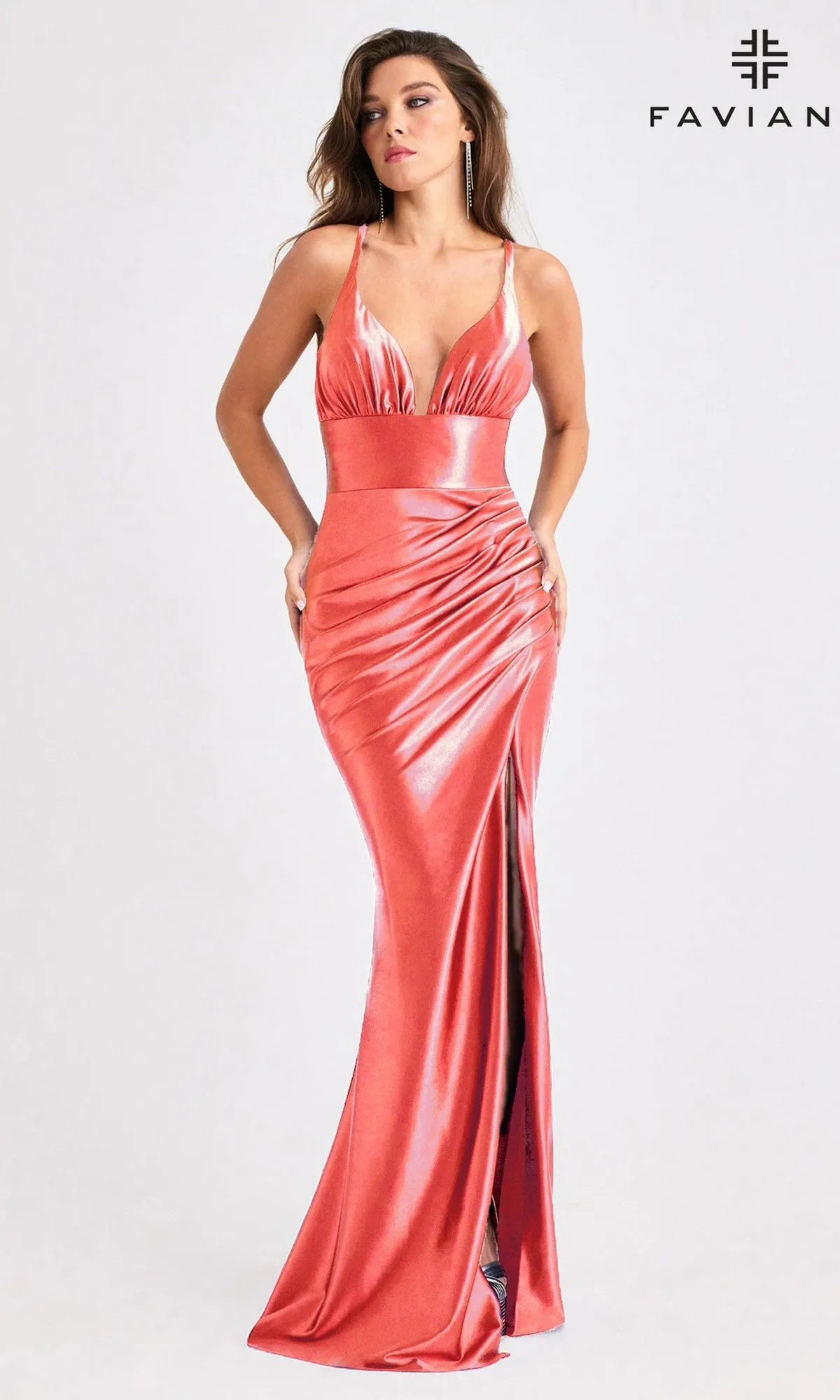 Long Prom Dress: Faviana E11423 sold by PromGirl product image thumbnail 4