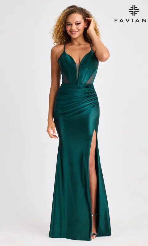 Long Prom Dress: Faviana E11456 sold by PromGirl
