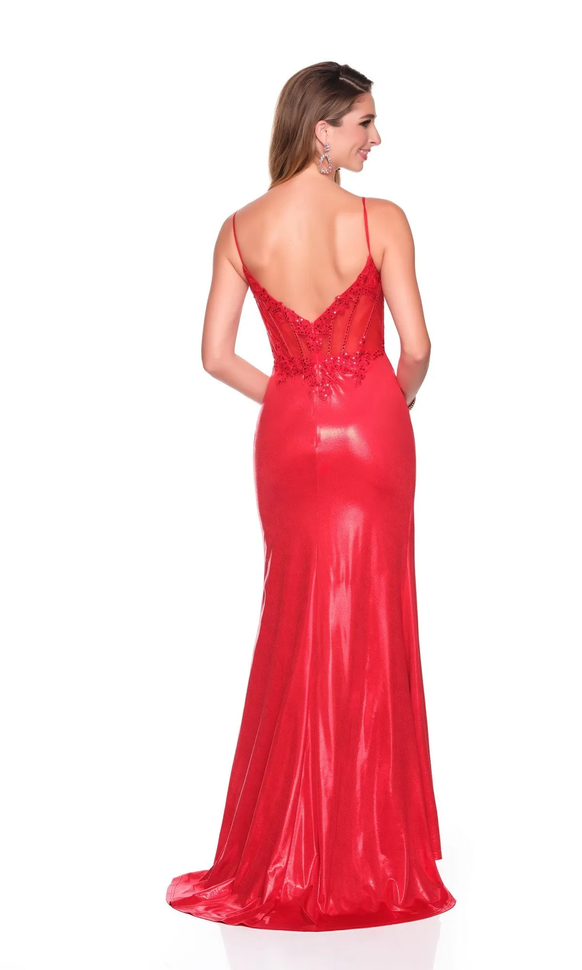 Long Prom Dress: Dave and Johnny 12740 sold by PromGirl product image thumbnail 2