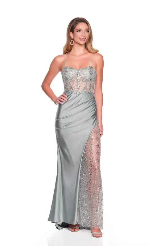 Long Prom Dress: Dave and Johnny 12715 sold by PromGirl