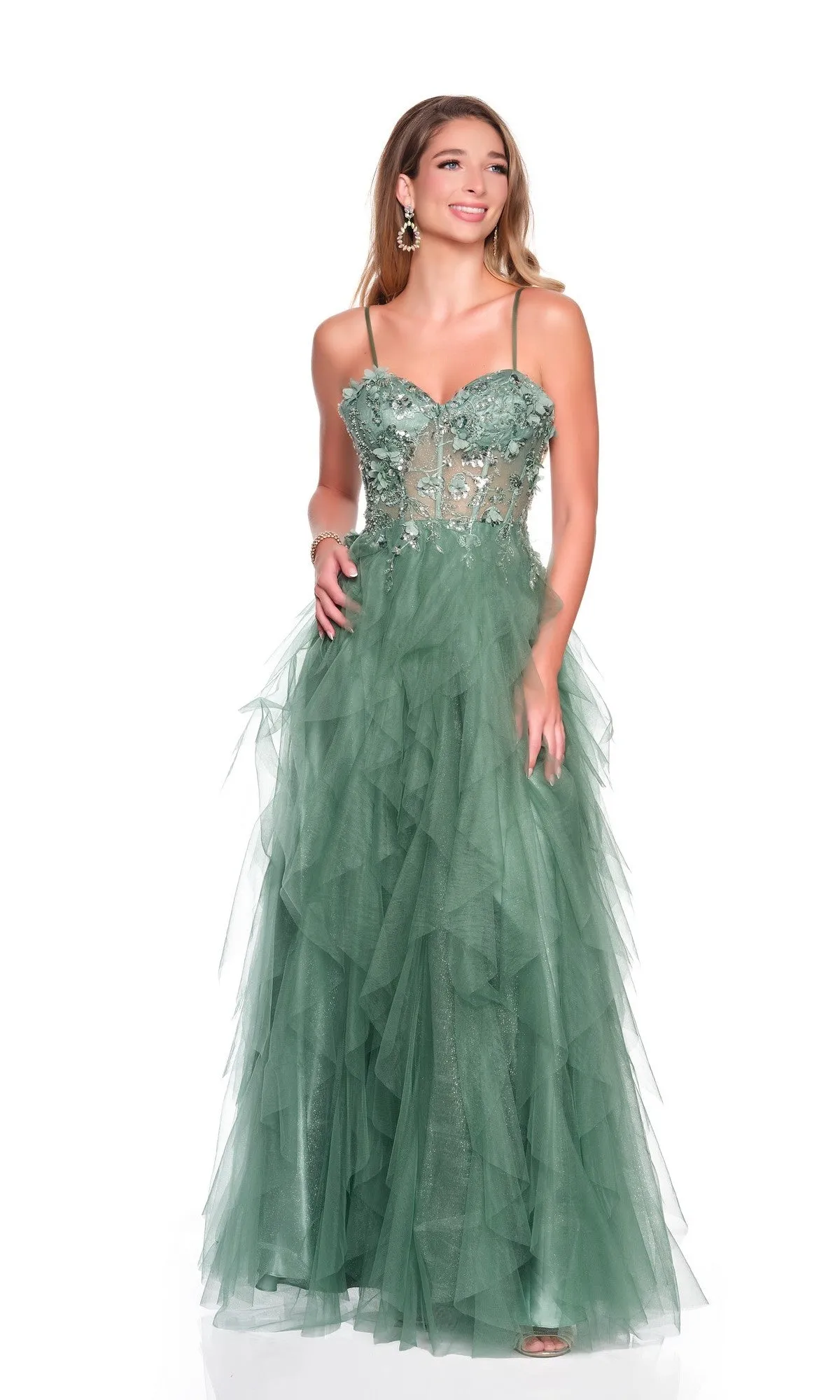 Long Prom Dress: Dave and Johnny 12705 sold by PromGirl
