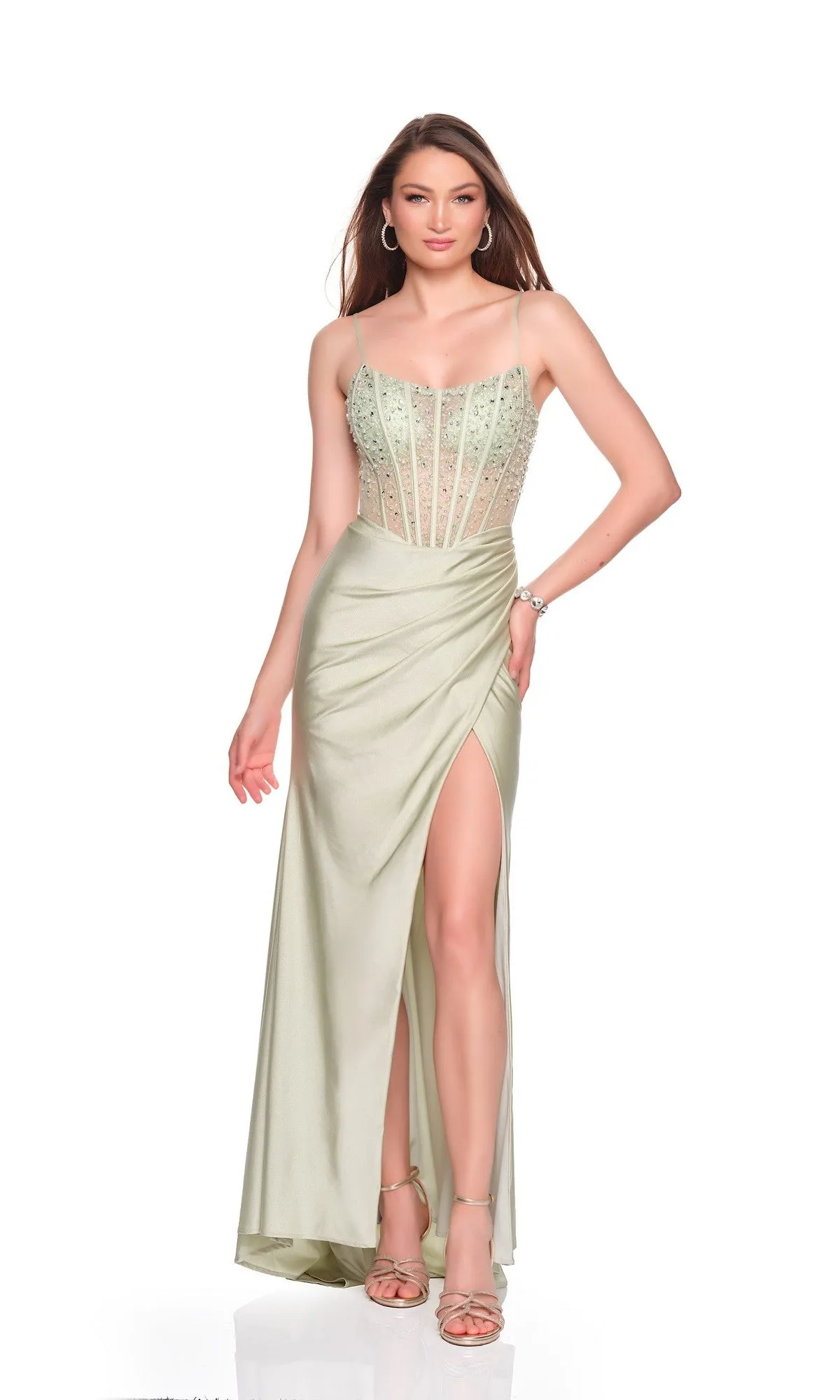 Long Prom Dress: Dave and Johnny 12704 sold by PromGirl