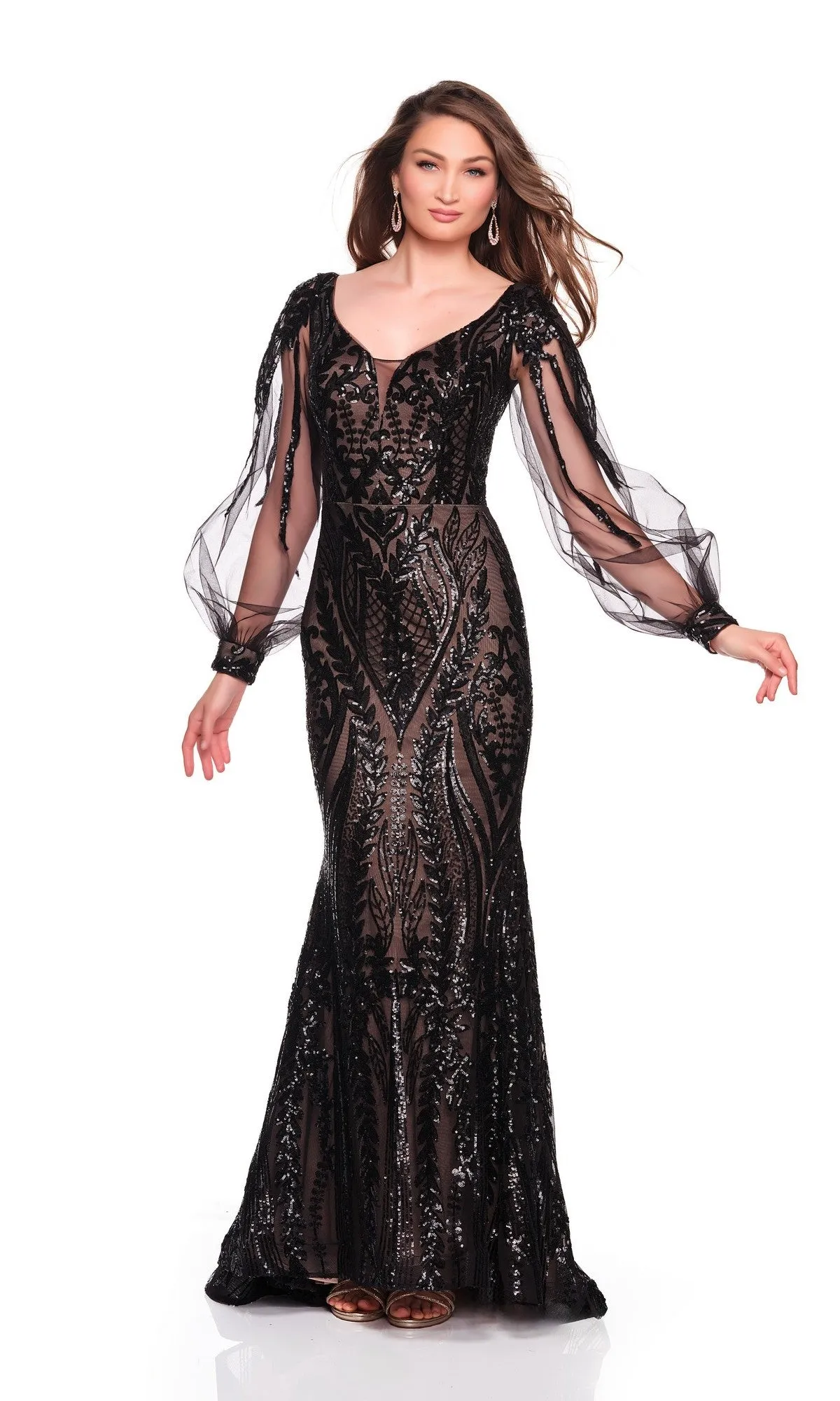 Long Prom Dress: Dave and Johnny 12697 sold by PromGirl