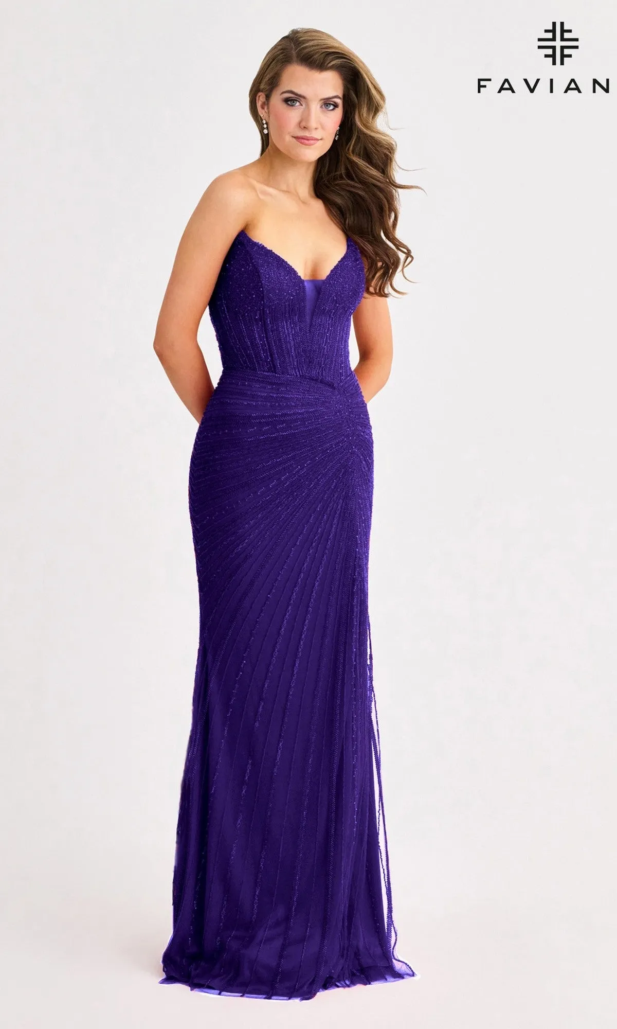 Long Prom Dress: Faviana 11410 sold by PromGirl product image thumbnail 4