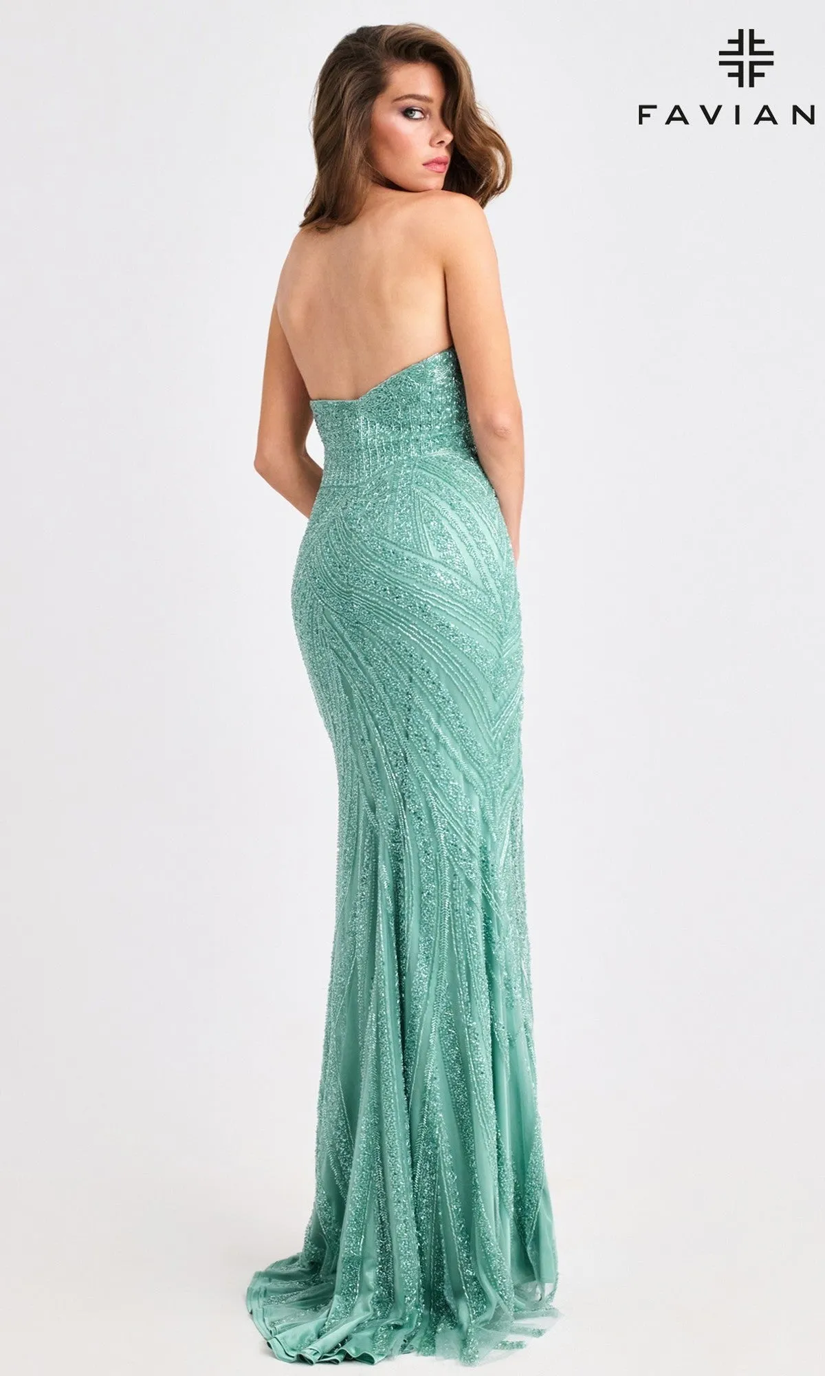 Long Prom Dress: Faviana 11408 sold by PromGirl product image thumbnail 2