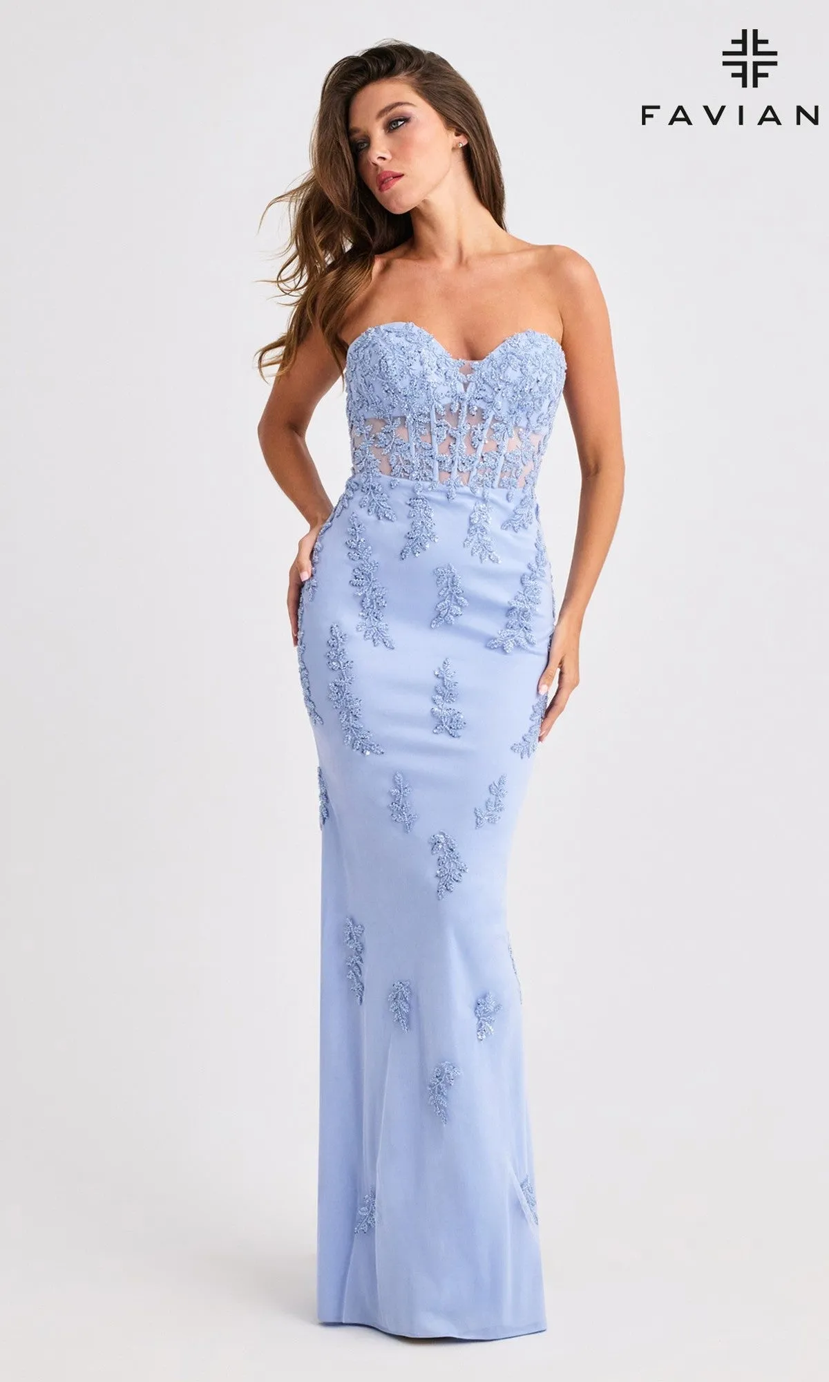 Long Prom Dress: Faviana 11407 sold by PromGirl product image thumbnail 4