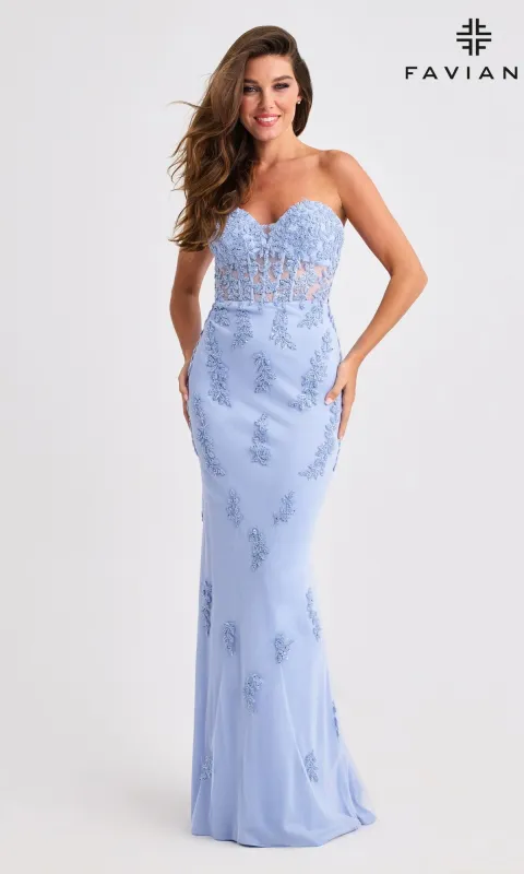 Long Prom Dress: Faviana 11407 sold by PromGirl