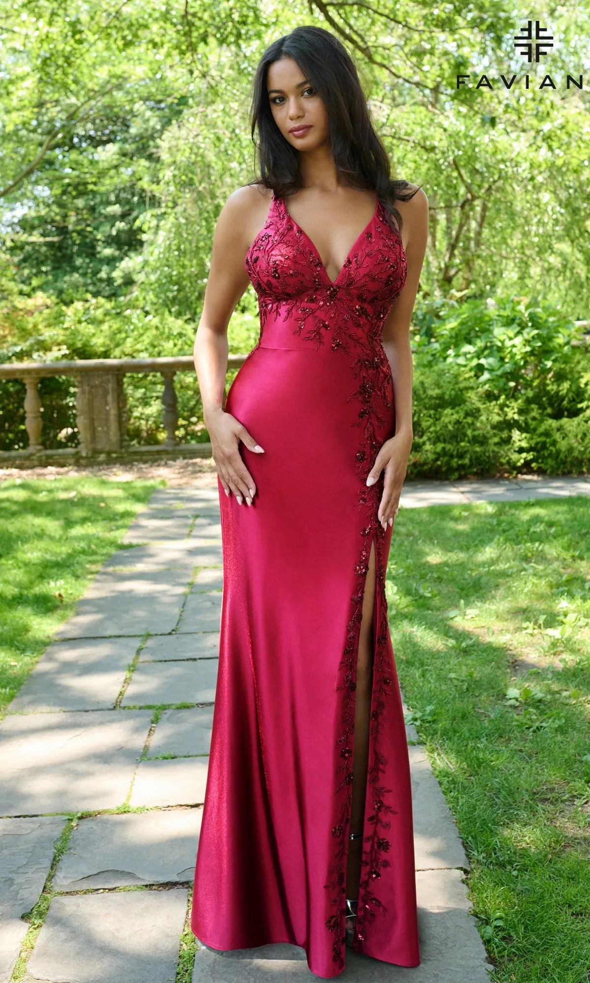 Long Prom Dress: Faviana 11405 sold by PromGirl product image thumbnail 4