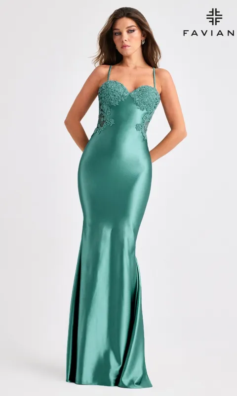 Long Prom Dress: Faviana 11403 sold by PromGirl