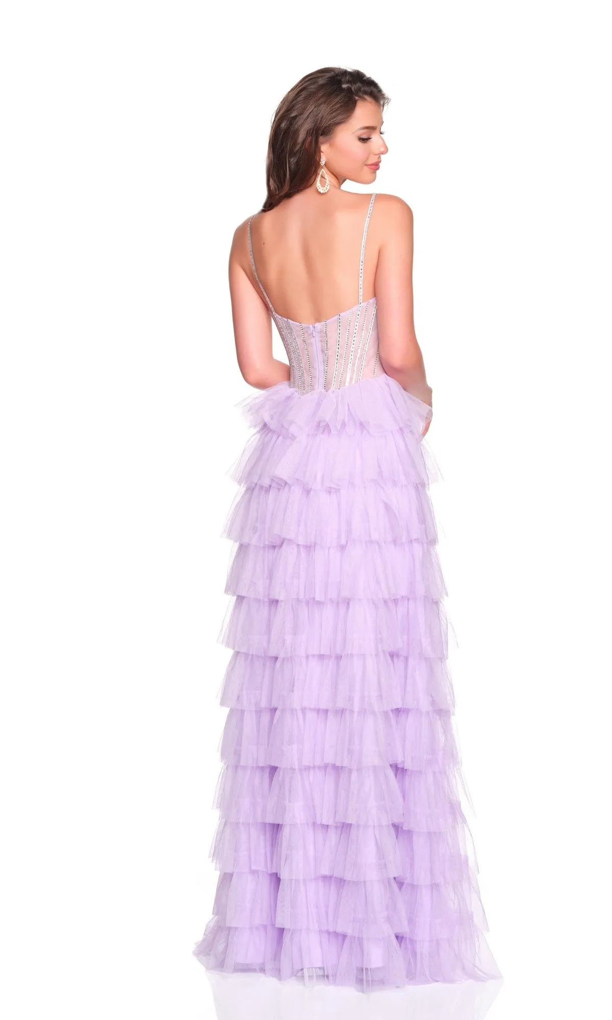 Long Prom Dress: Dave and Johnny 12690 sold by PromGirl product image thumbnail 2