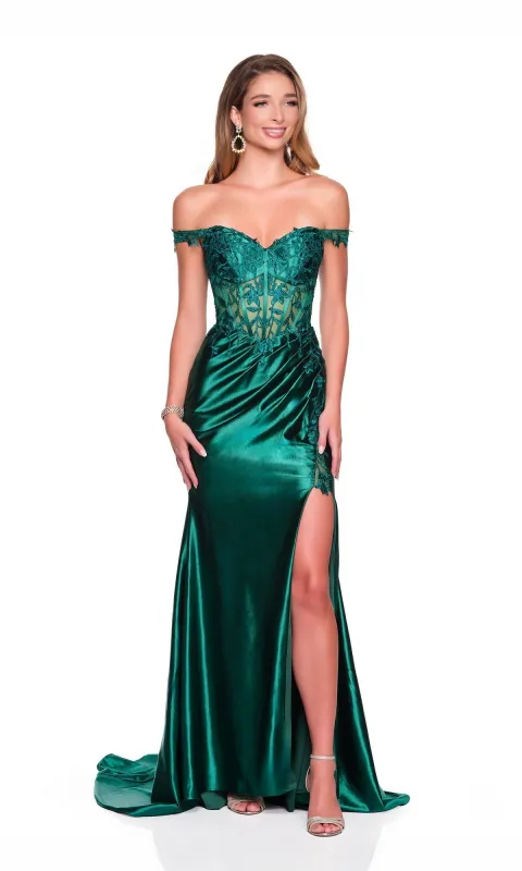 Long Prom Dress: Dave and Johnny 12689 sold by PromGirl