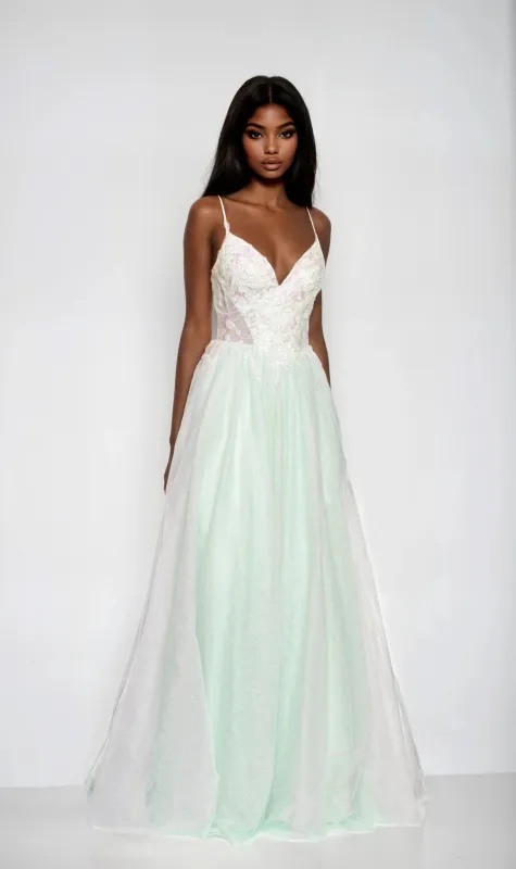 Long Prom Dress: Dave and Johnny 12687 sold by PromGirl