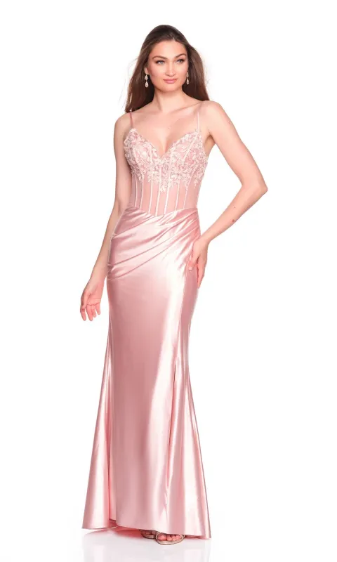Long Prom Dress: Dave and Johnny 12669 sold by PromGirl