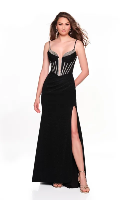 Long Prom Dress: Dave and Johnny 12804 sold by PromGirl