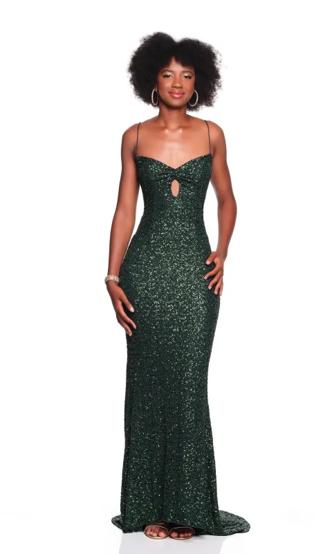 Long Prom Dress: Dave and Johnny 12789 sold by PromGirl