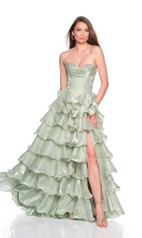 Long Prom Dress: Dave and Johnny 12777 sold by PromGirl