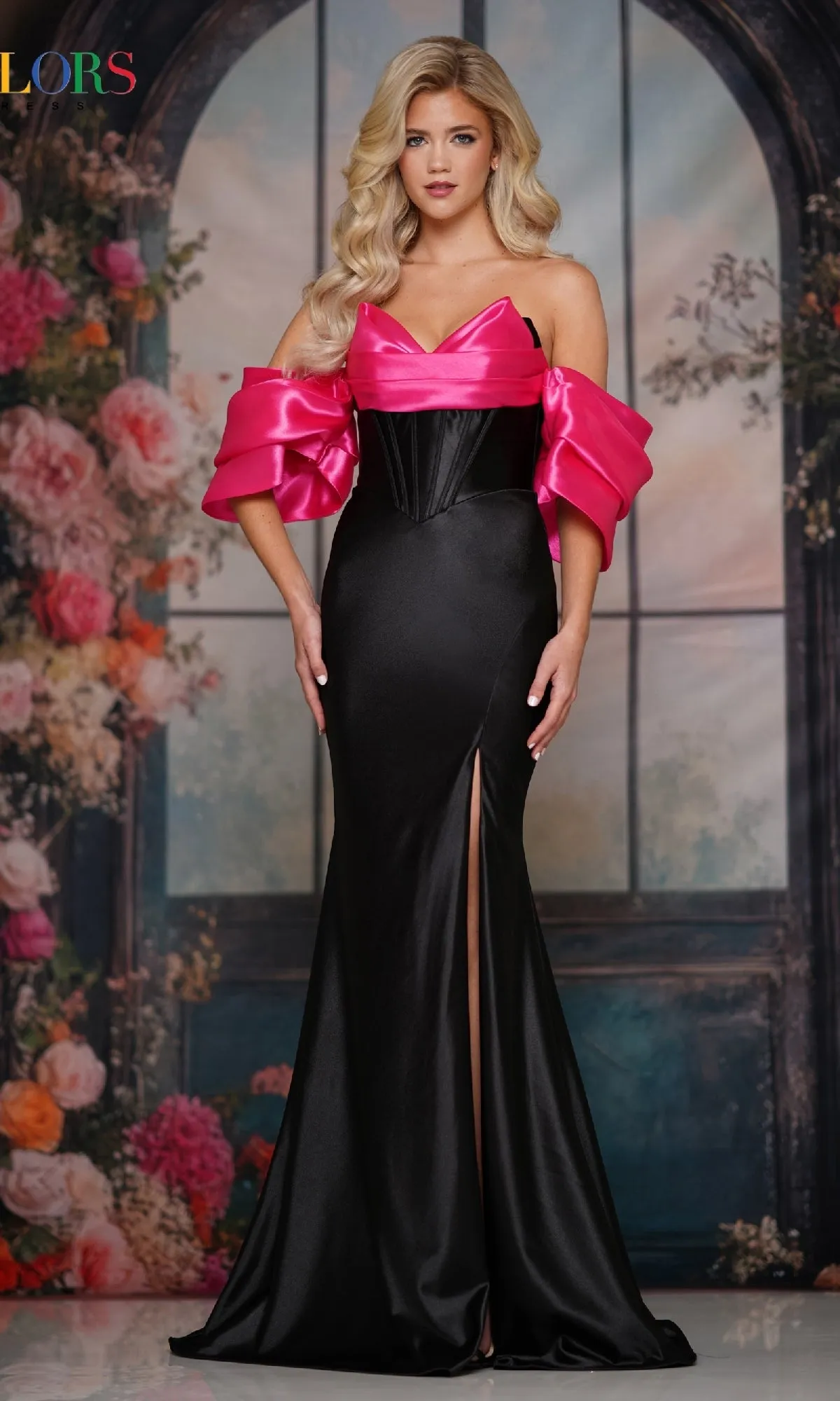Strapless Long Black Prom Dress: Colors Dress 3878 sold by PromGirl product image thumbnail 3