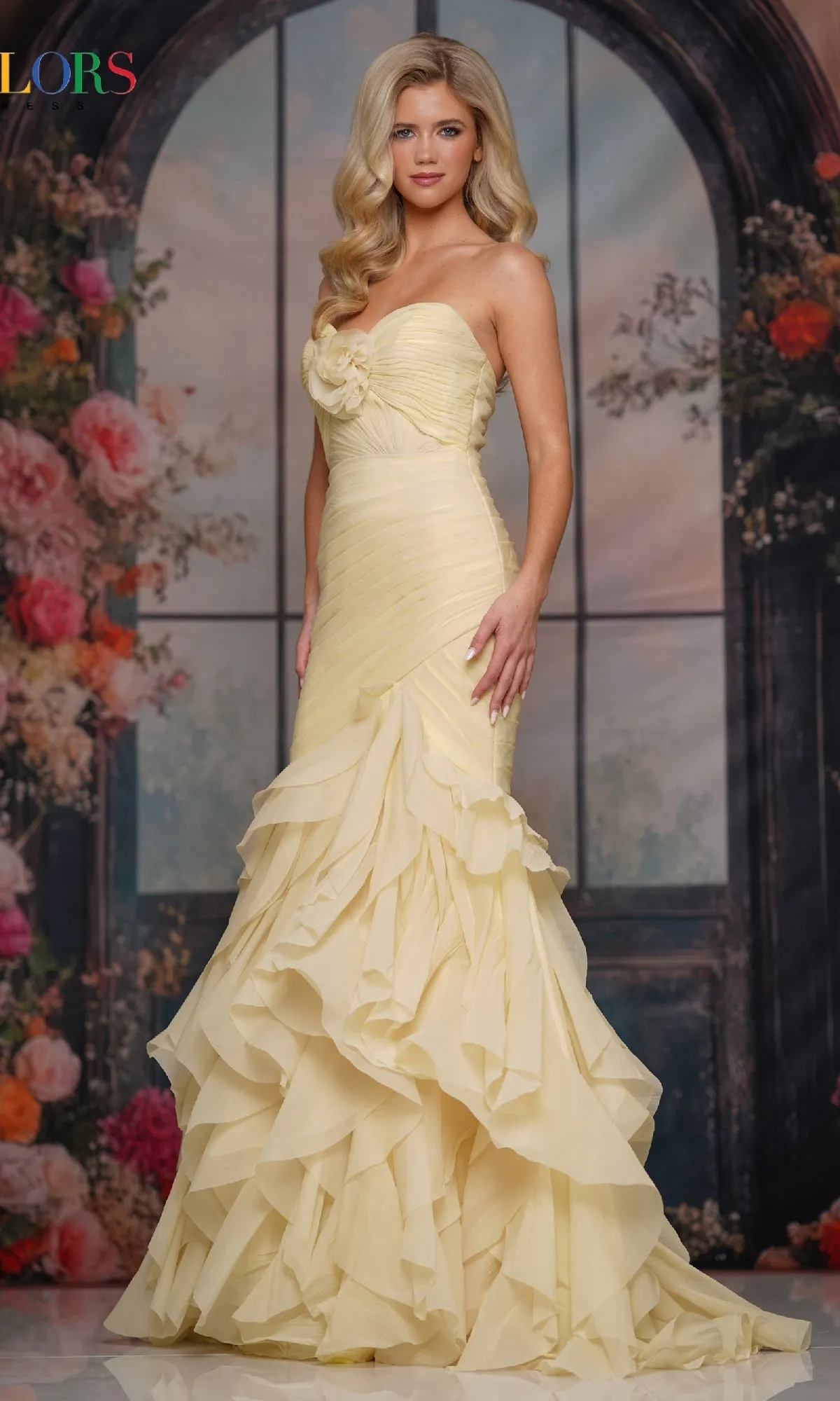 Long Prom Dress: Colors Dress 3886 sold by PromGirl