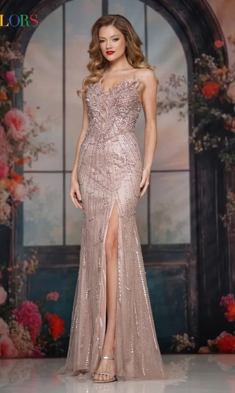 Long Prom Dress: Colors Dress 3892 sold by PromGirl