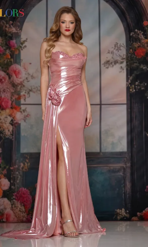 Long Prom Dress: Colors Dress 3910 sold by PromGirl