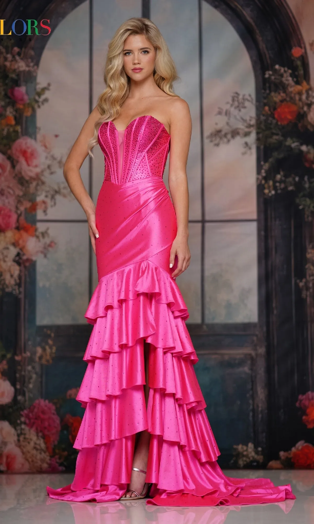 Long Prom Dress: Colors Dress 3925 sold by PromGirl product image thumbnail 3