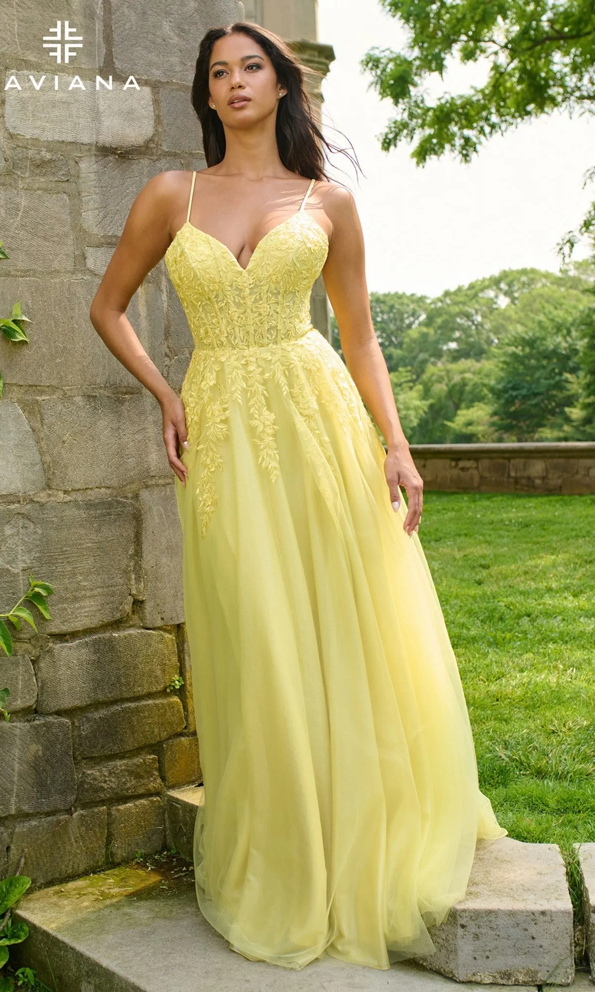 Embroidered Long Prom Ball Gown: Faviana 11438 sold by PromGirl product image thumbnail 4