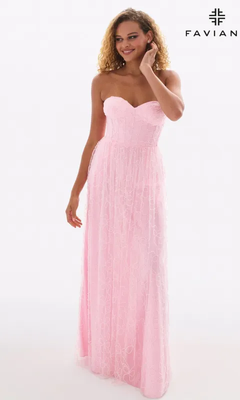 Long Prom Dress: Faviana 11418 sold by PromGirl