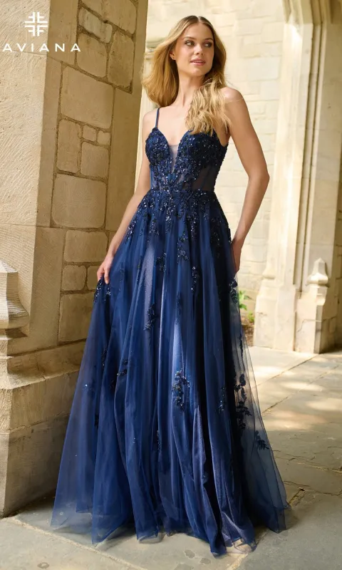 Long Prom Dress: Faviana 11413 sold by PromGirl