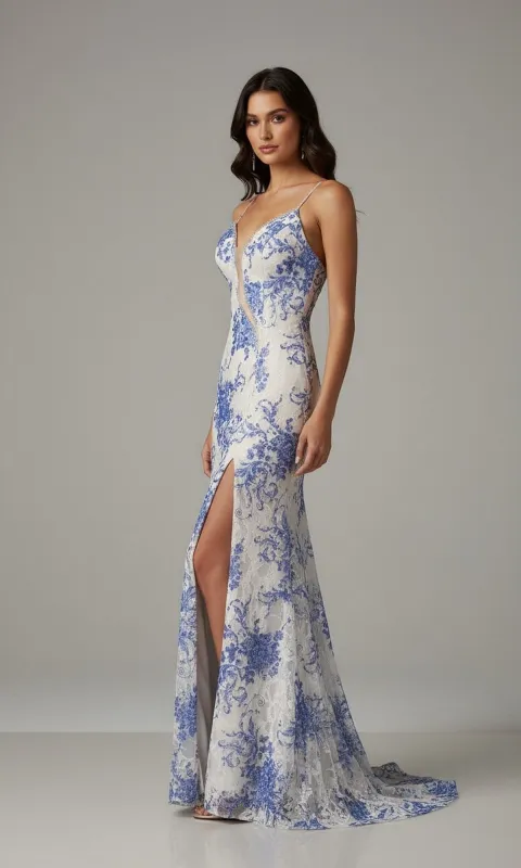 Long Prom Dress: Dave and Johnny 12950 sold by PromGirl