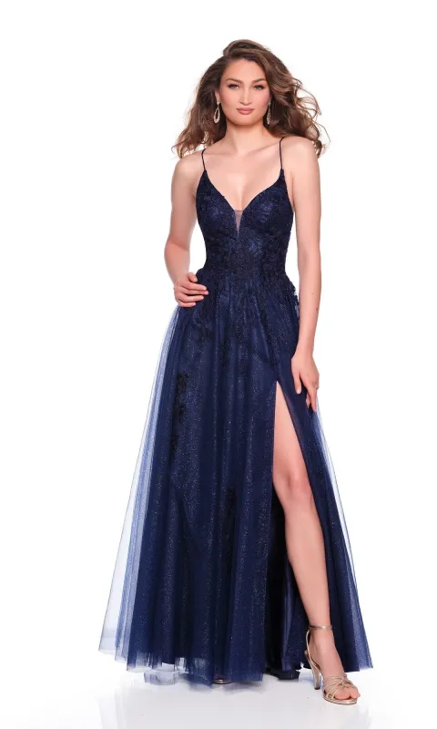 Long Prom Dress: Dave and Johnny 12935 sold by PromGirl