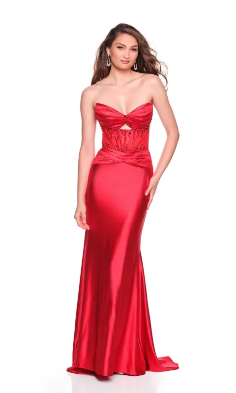 Long Prom Dress: Dave and Johnny 12931 sold by PromGirl
