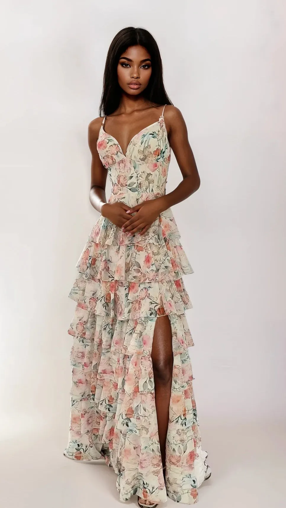 Long Prom Dress: Dave and Johnny 12948 sold by PromGirl